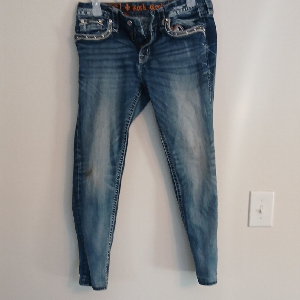 Rock Revival Women's Blue Skinny Jeans